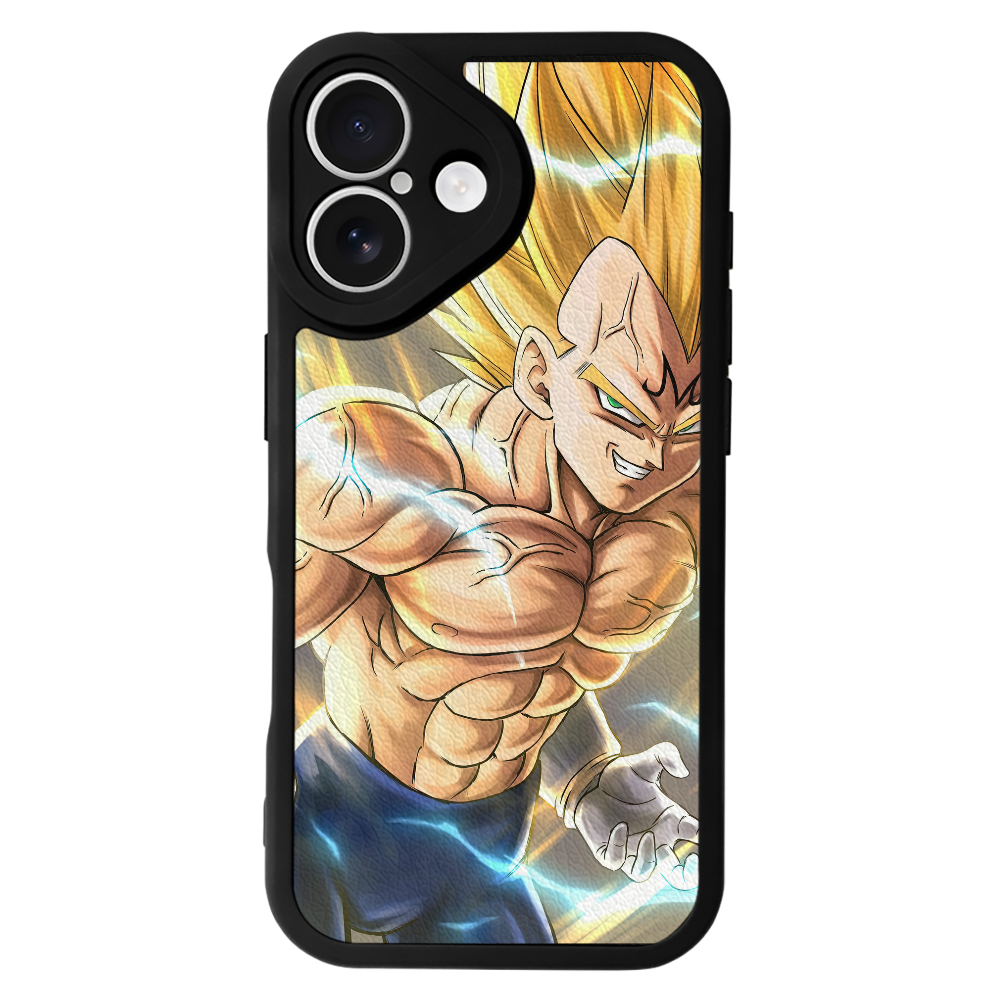（画像用） ドラゴンボール DRAGON BALL 【iPhone 16シリーズ対応】シリコンスマホケース（レザー調） 材質：シリコン